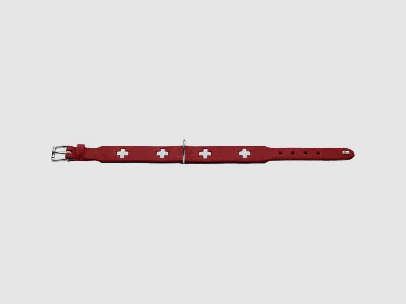 Hunter Halsband Swiss Rot/Schwarz, Bild 2 von 5