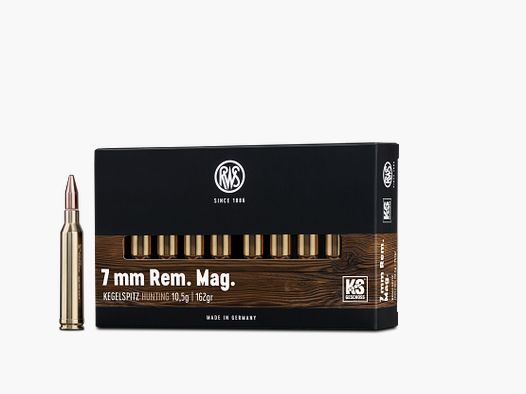RWS 7mm Rem. Mag. Balle à pointe 10,5g 162grs