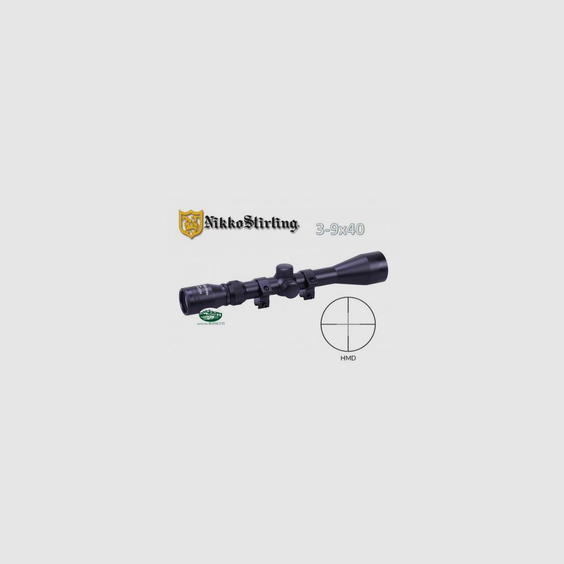 NIKKO STIRLING MOUNTMASTER 3-9X40 Ret. HMD - NK-NMC3940N
