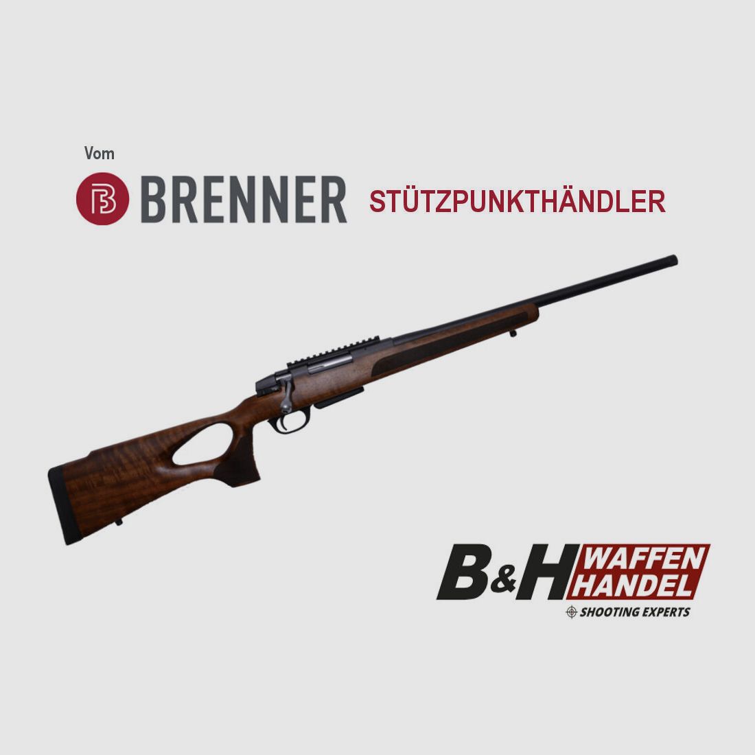Brenner BR20 orzechowy - uchwyt z otworem