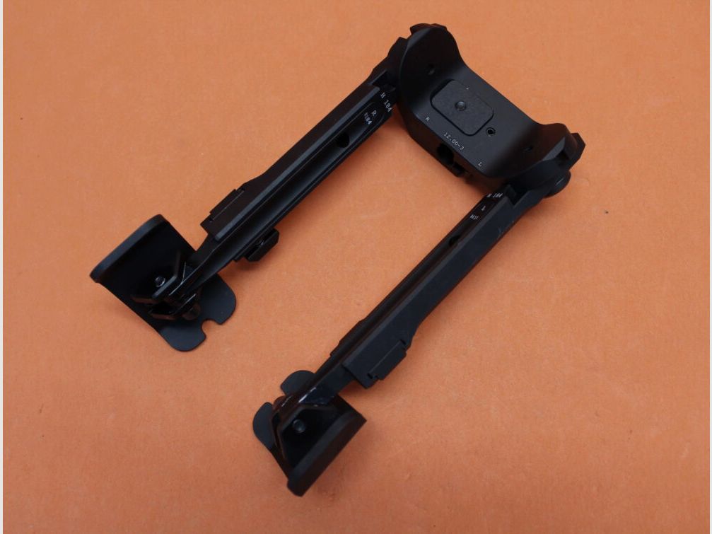 Fortmeier Fortmeier Zweibein H184 3-P 12:00 Höhe ca. 184 - 235mm Alu schwarz mit Rastenverstellung und Kufen