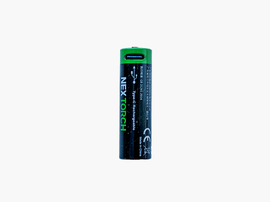 NEXTORCH DC0087C 14500 USB-C Akku – 3,6 V 880 mAh für TA15 & TA10