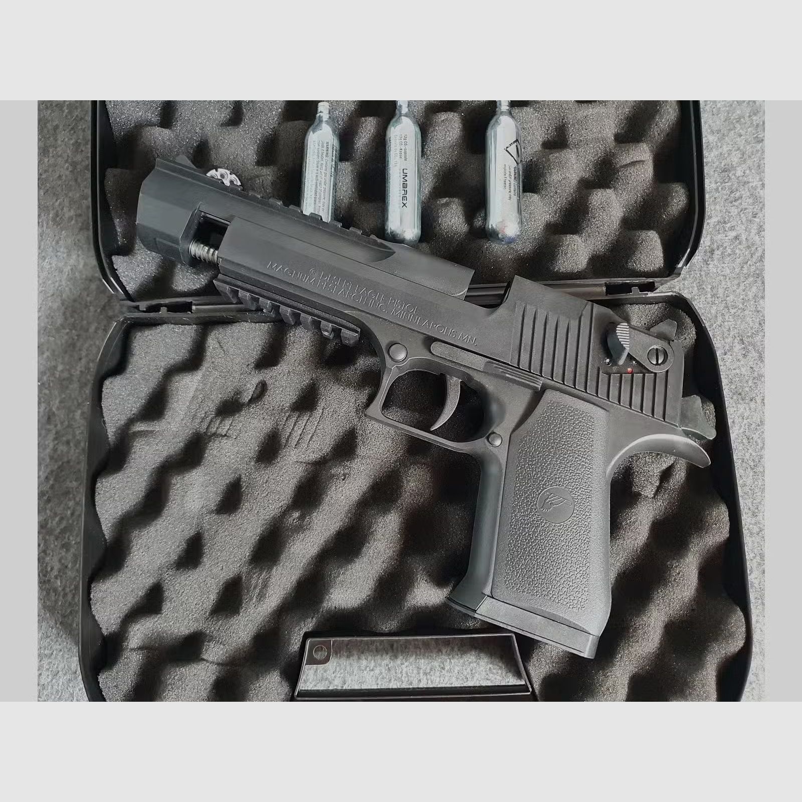 Desert Eagle Umarex Co2 RARITÄT 4.5 mm Diabolo Trommelmagazin