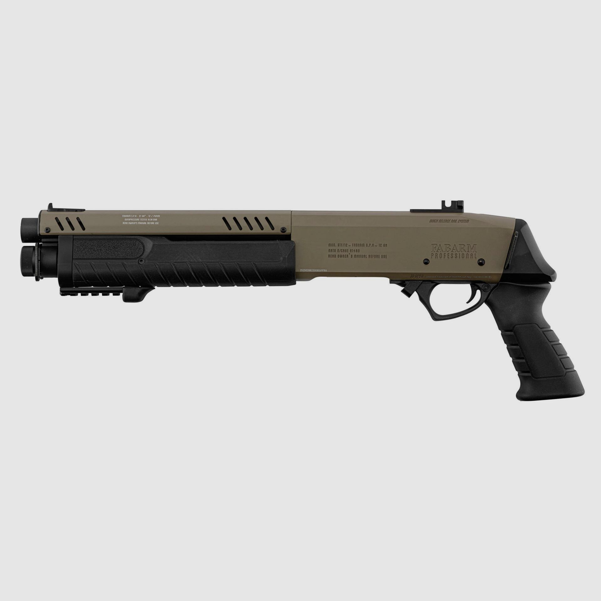 FABARM STF12 Initial krótki US Tan 6mm - Airsoft Gas wolny od 18 Nowy towar dostępny w magazynie