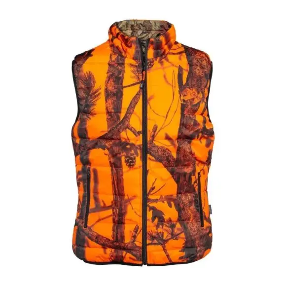 Quilted Vest Percussion Warm Camo Blaze / Barkam, image 3 of 4