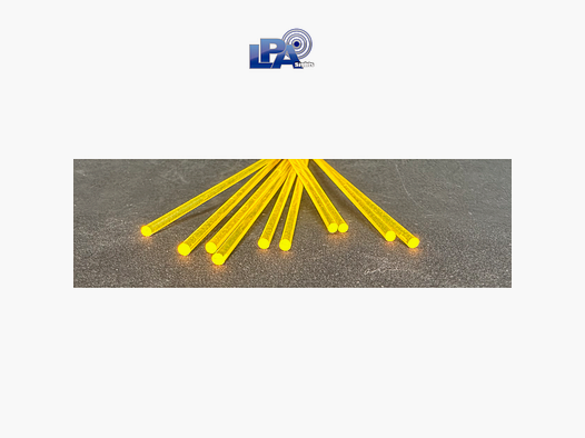 LPA BARRAS FIBRA OPTICA DIAM. 1 mm. AMARIL