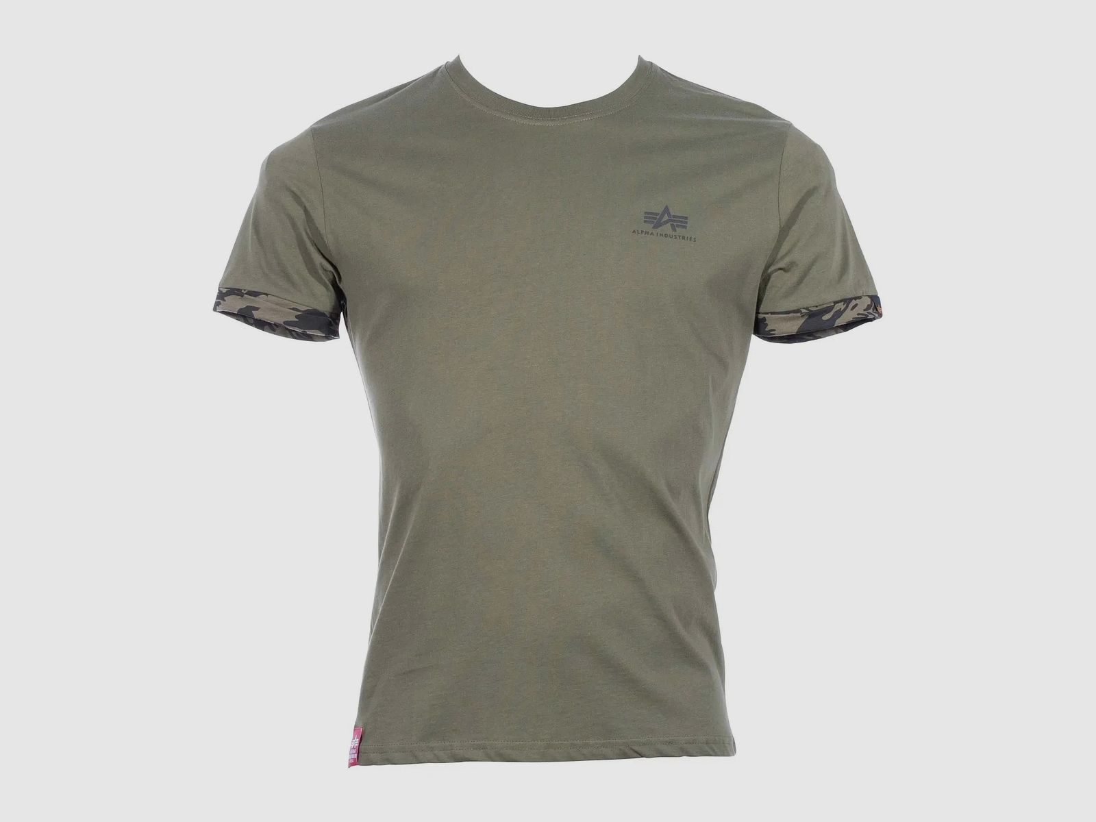 alpha industries Alpha Industries T-Shirt Roll-Up Sleeve dark olive camo