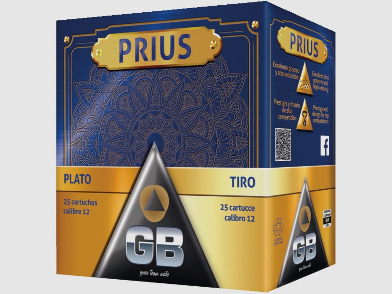 GB 12/70 Competition Prius 2,4mm 24g, image 1 sur 2