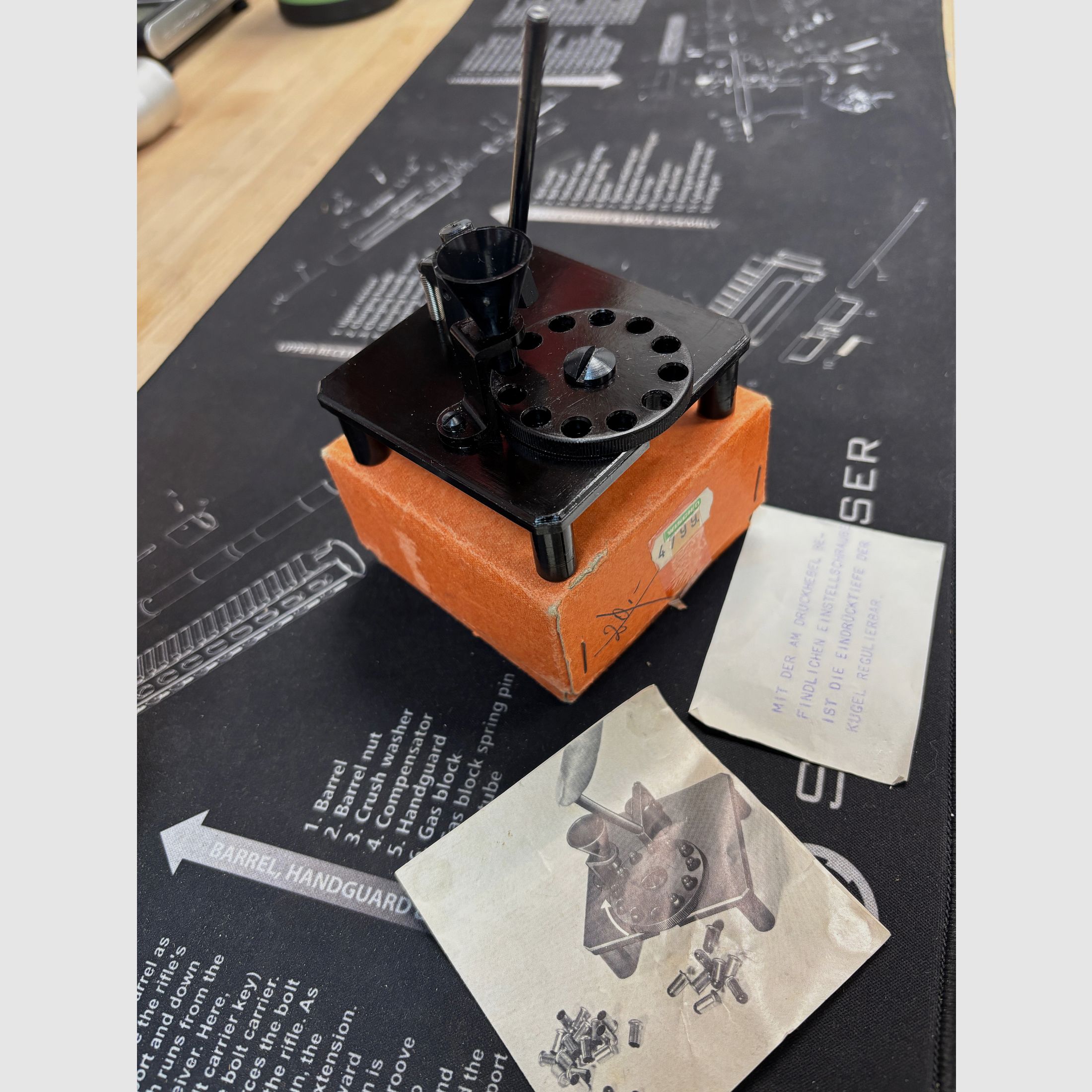 Rarität ! 4mm Lang Zimmerstutzen Kugelsetzgerät Neuwertig in OVP Sammler !!