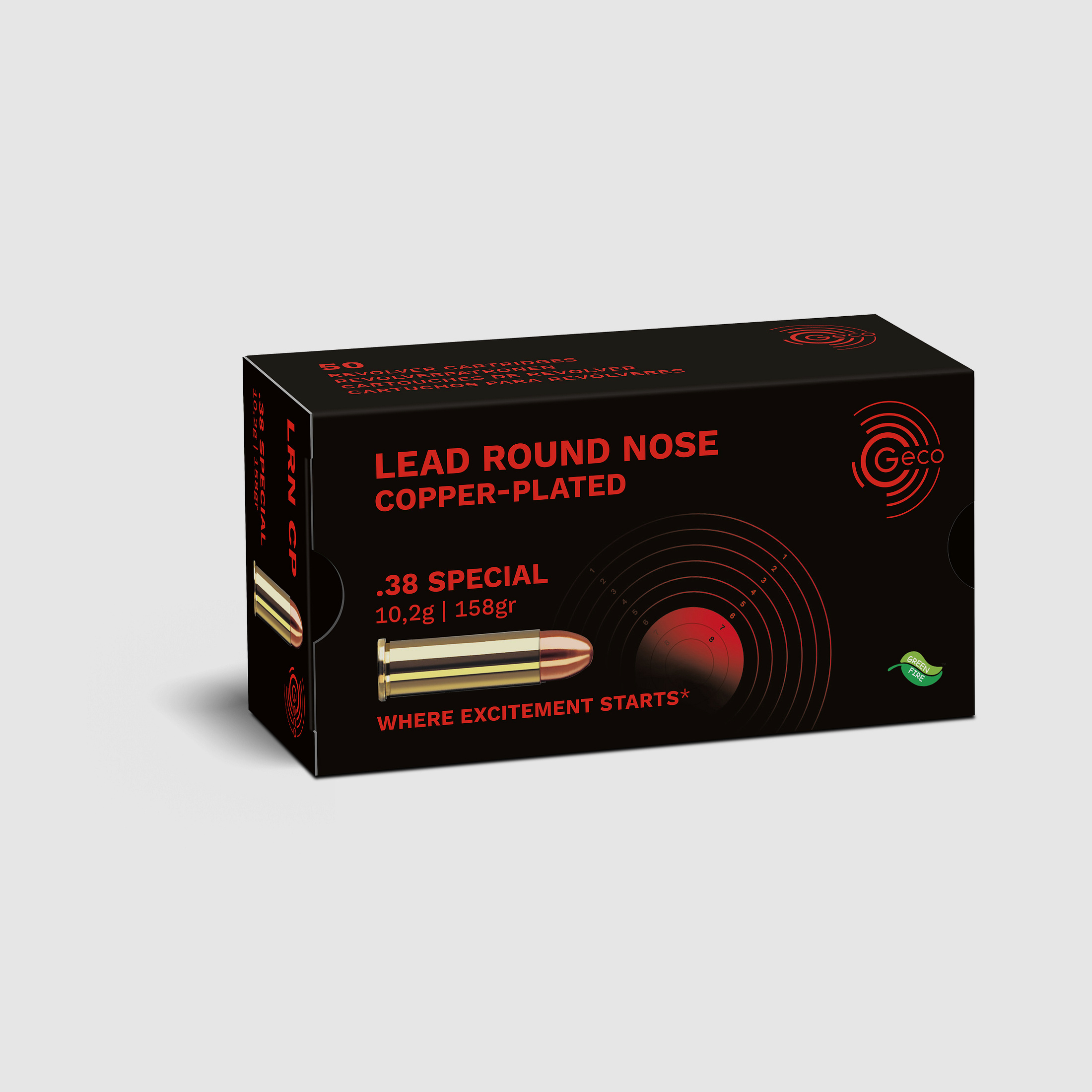 GECO .38 Spec. LRN Verkupfert 10,2g