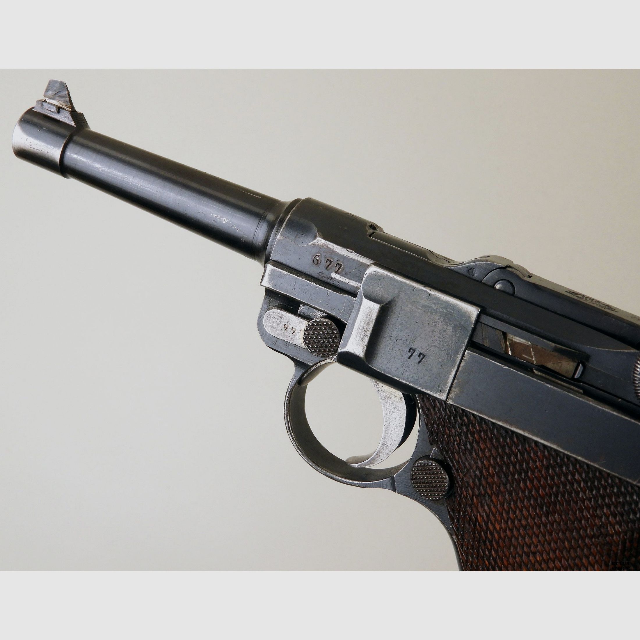 DWM pistol mod. Luger P08 cal. 9×19 matr. 677A, image 8 of 17
