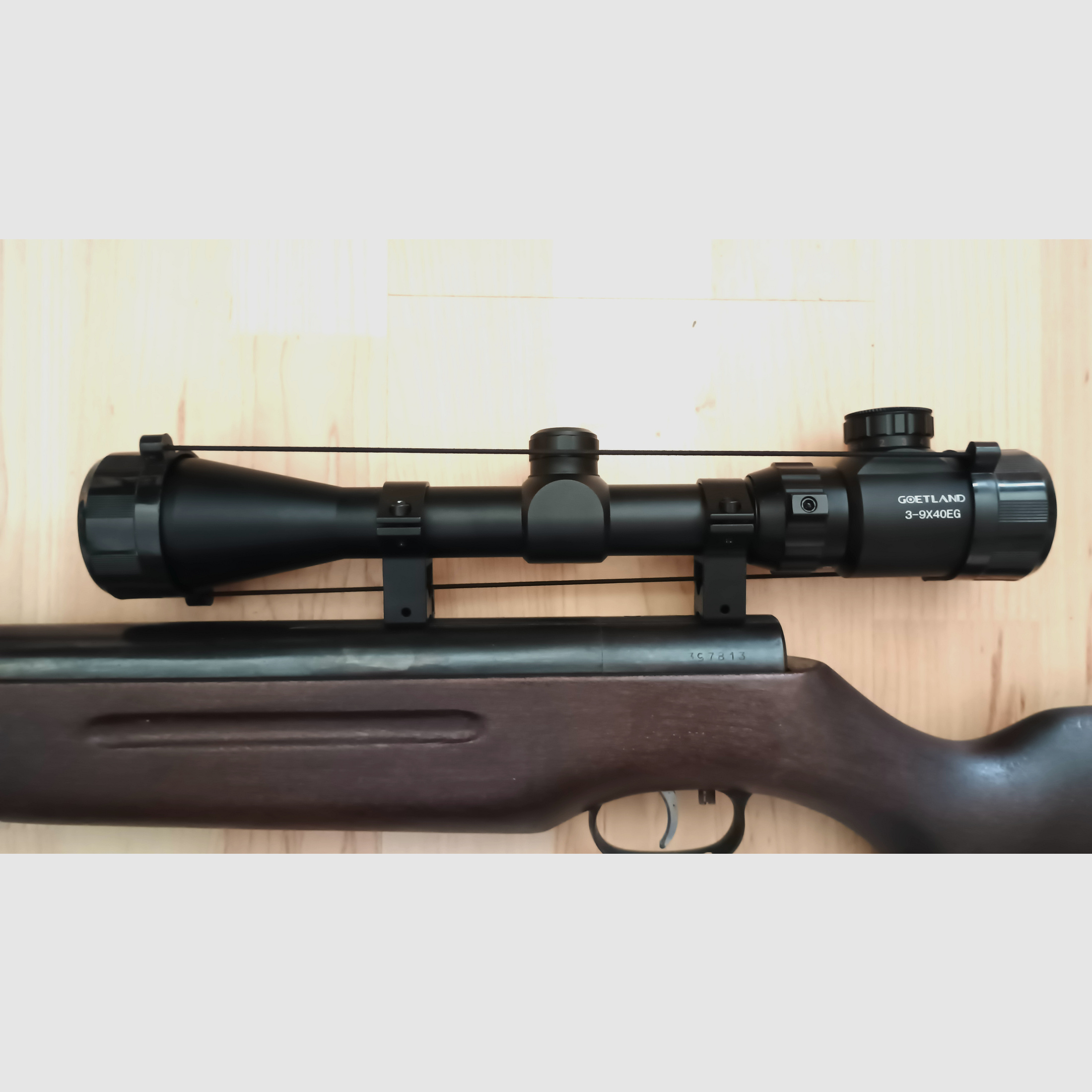 Weihrauch HW 35 4.5 mm ohne F-Zeichen. Mit Zielfernrohr und Tasche.