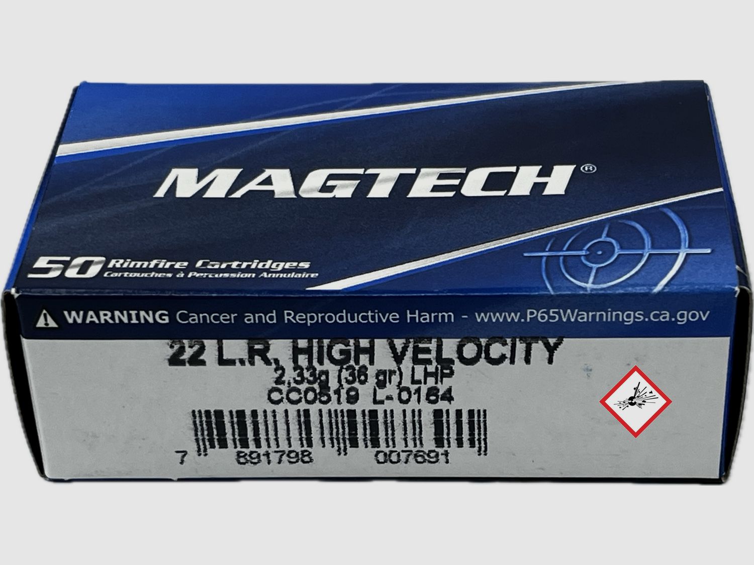 Magtech Kleinkaliberpatrone .22lfb HP HV Copper 36grs.