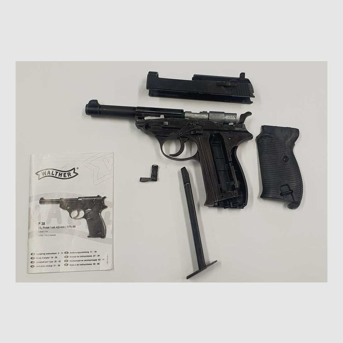 Teilesatz/ Parts Kit Walther	 P38 CO2