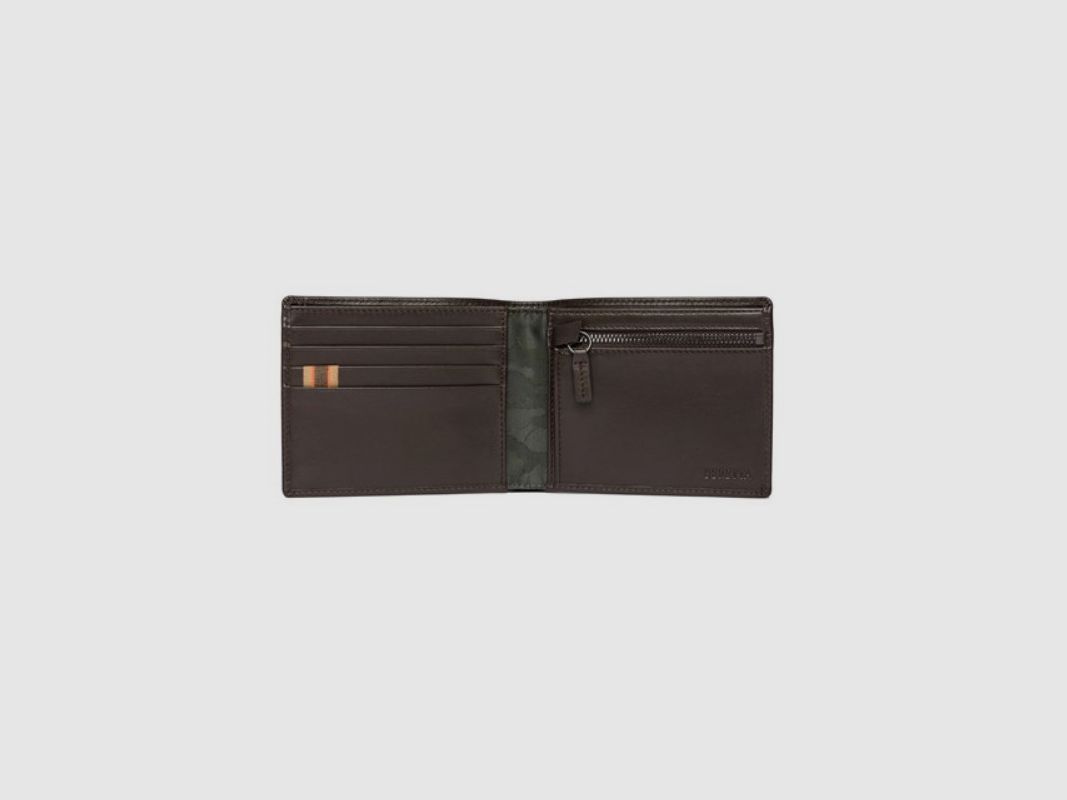 Beretta Geldbörse aus braunem Leder mit Münztasche Art. PP071 L0126 0089, Bild 4 von 4