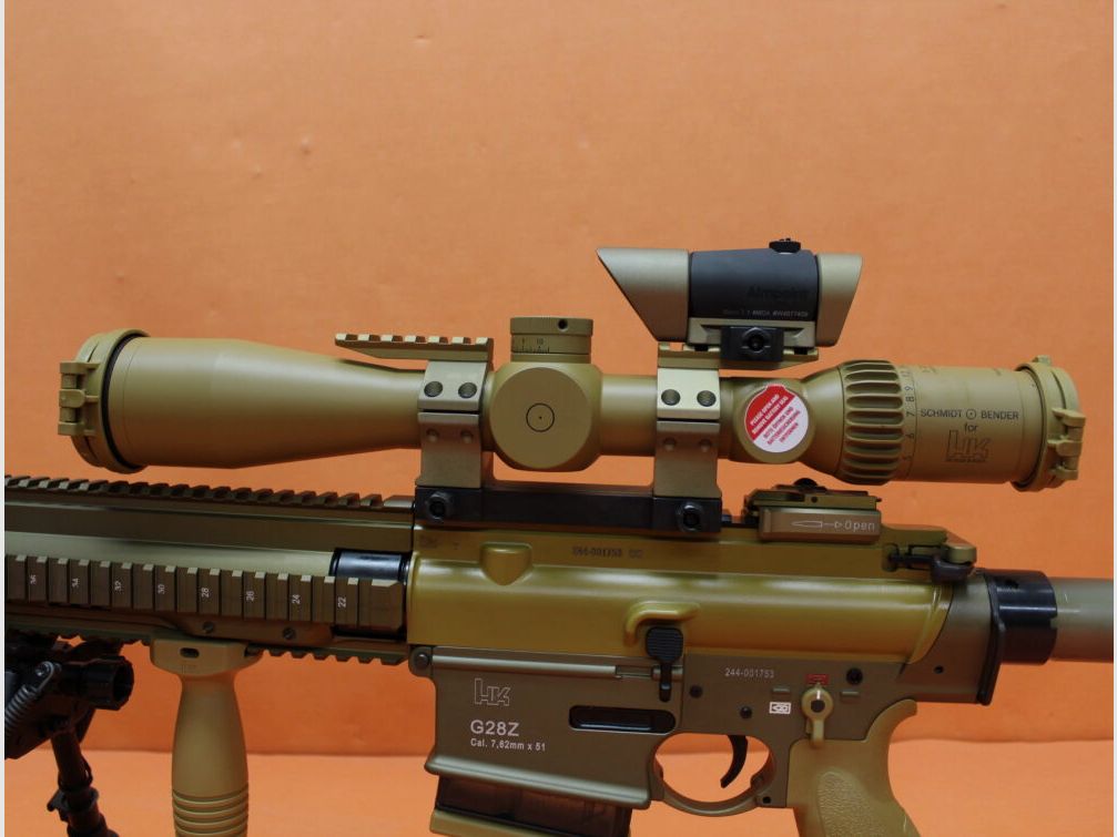 Heckler&Koch Ha.Büchse .308Win Heckler&Koch HK G28 Z/Schmidt&Bender PMII Zielfernrohr 3-20x50/Aimpoint/kein MR308