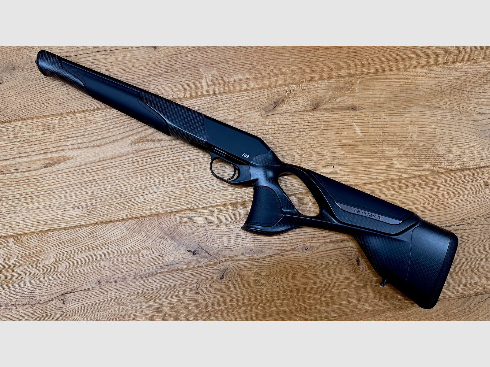 Blaser R8 Ultimate Carbon leather case / Standard version 17mm / Logo silver / Easy Custom leather