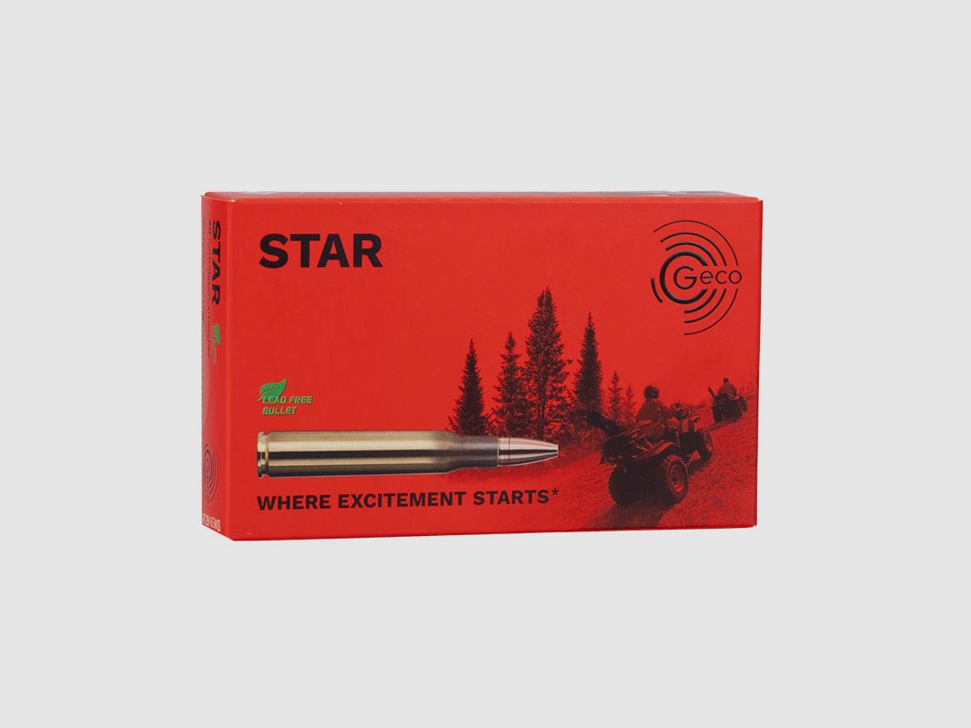 Geco 8x57 IS STAR 10,4 g/160 grs cartuccia per carabina senza piombo