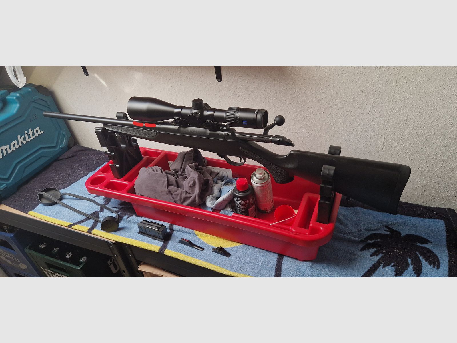 Haenel Jaeger 10 compact in .308 Win mit EAW Spannmontage und Zeiss v4 3-12x56