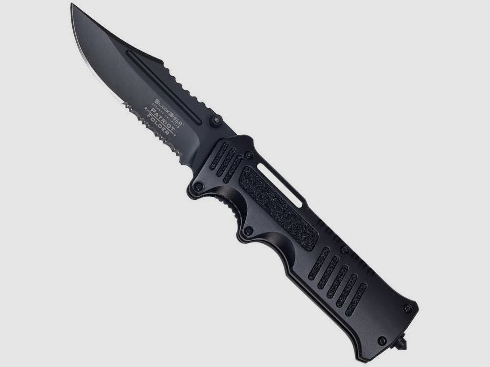 Taschenmesser Patriot Folder BlackField Leuchtmarker am Griff