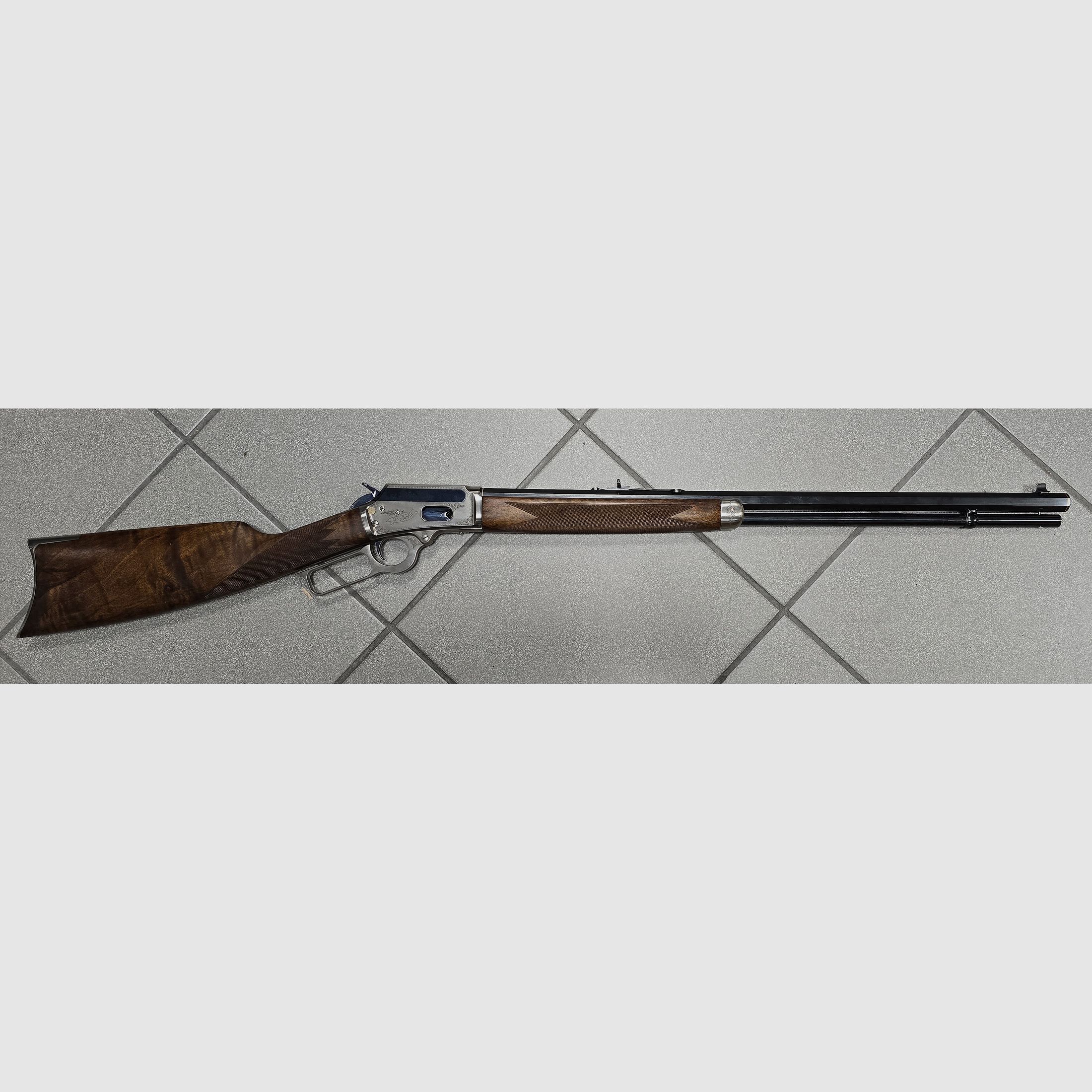 Model: Prechtl (#1972), Mod. Gol (weapon without special features) - Caliber: .357Mag (#120) lever-action repeating rifle