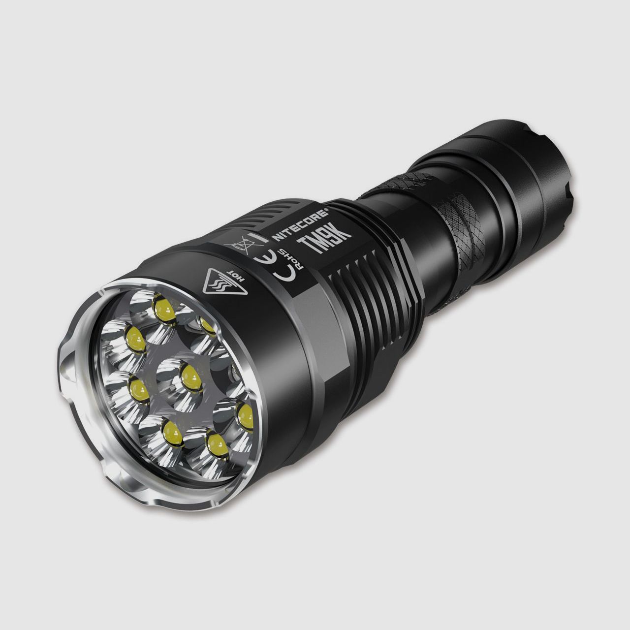 Torcia Nitecore Original TM9K con cavo di ricarica USA e custodia