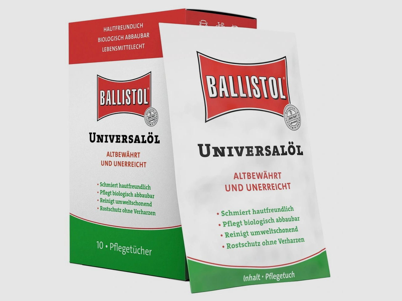 Universal oil care wipes box Ballistol