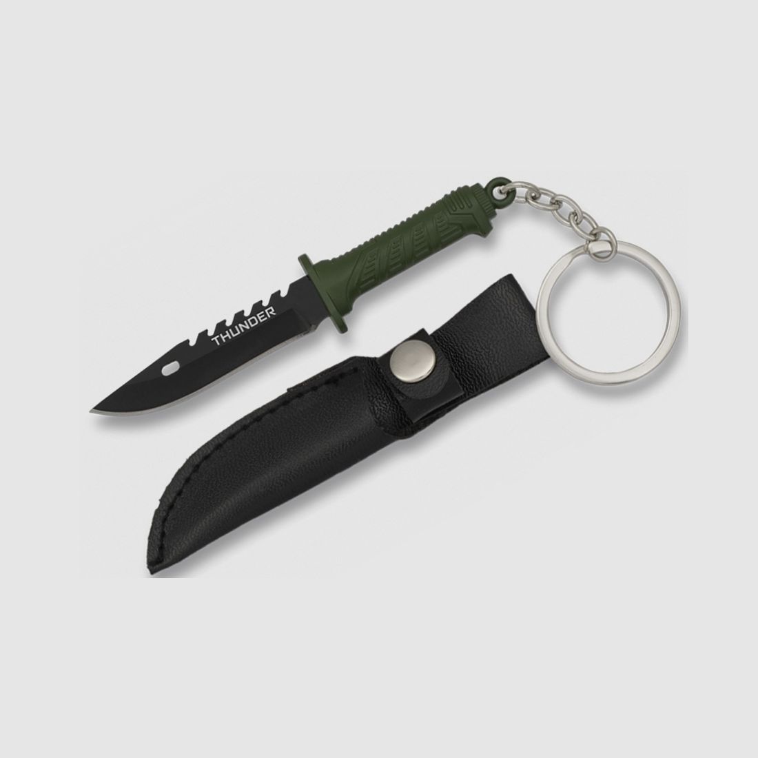 Mini cuchillo de supervivencia llavero hoja afilada