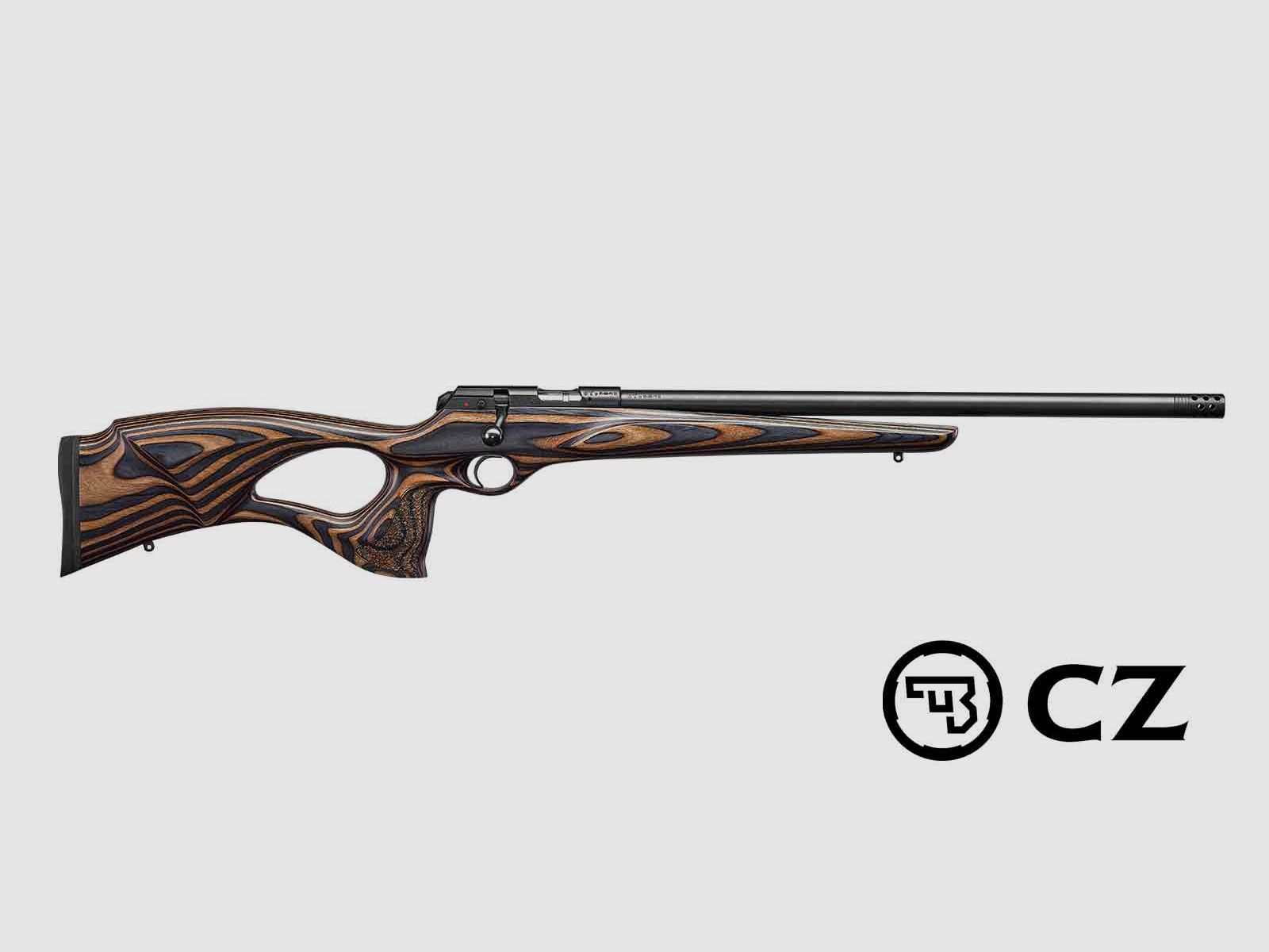 CZ 457 Thumbhole Threaded  20"  .22WMR