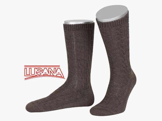 Lusana Trachtensocke in Braun (11)