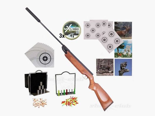 Weihrauch HW 35K 4.5mm Silencer Super-Target-Set