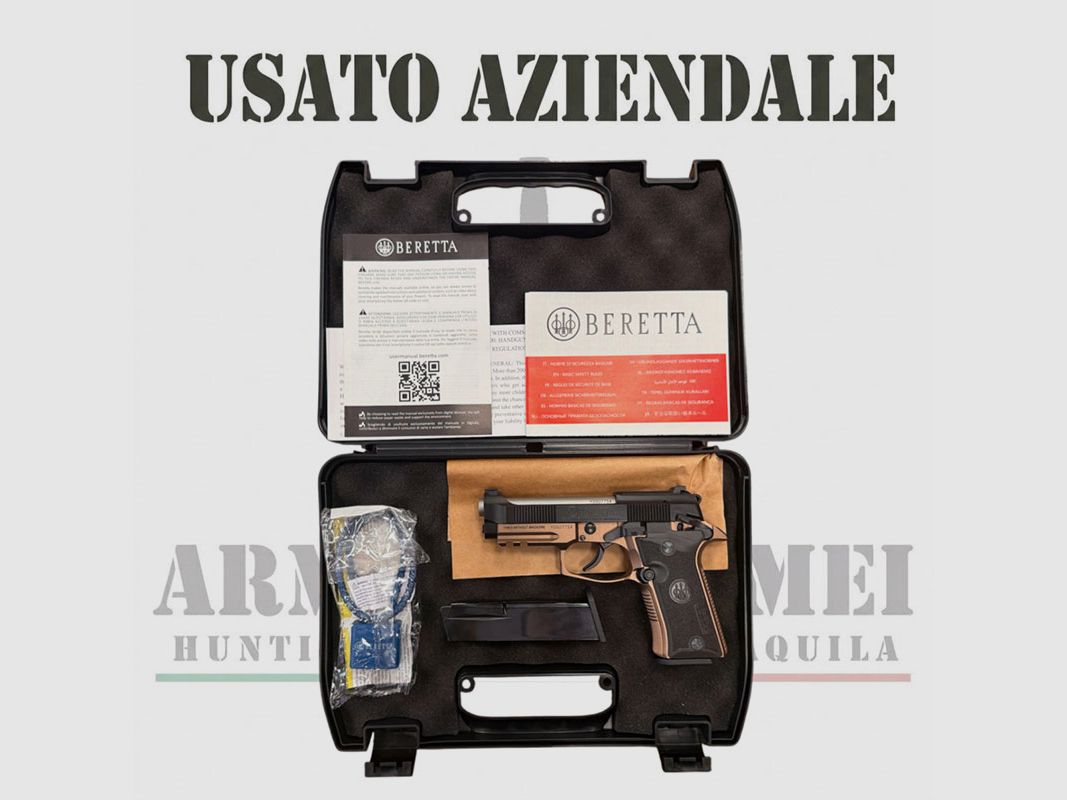 USATO – PISTOLA – BERETTA MOD. 80X CHEETAH LAUNCH EDITION cal. 9 CORTO, immagine 3 di 3