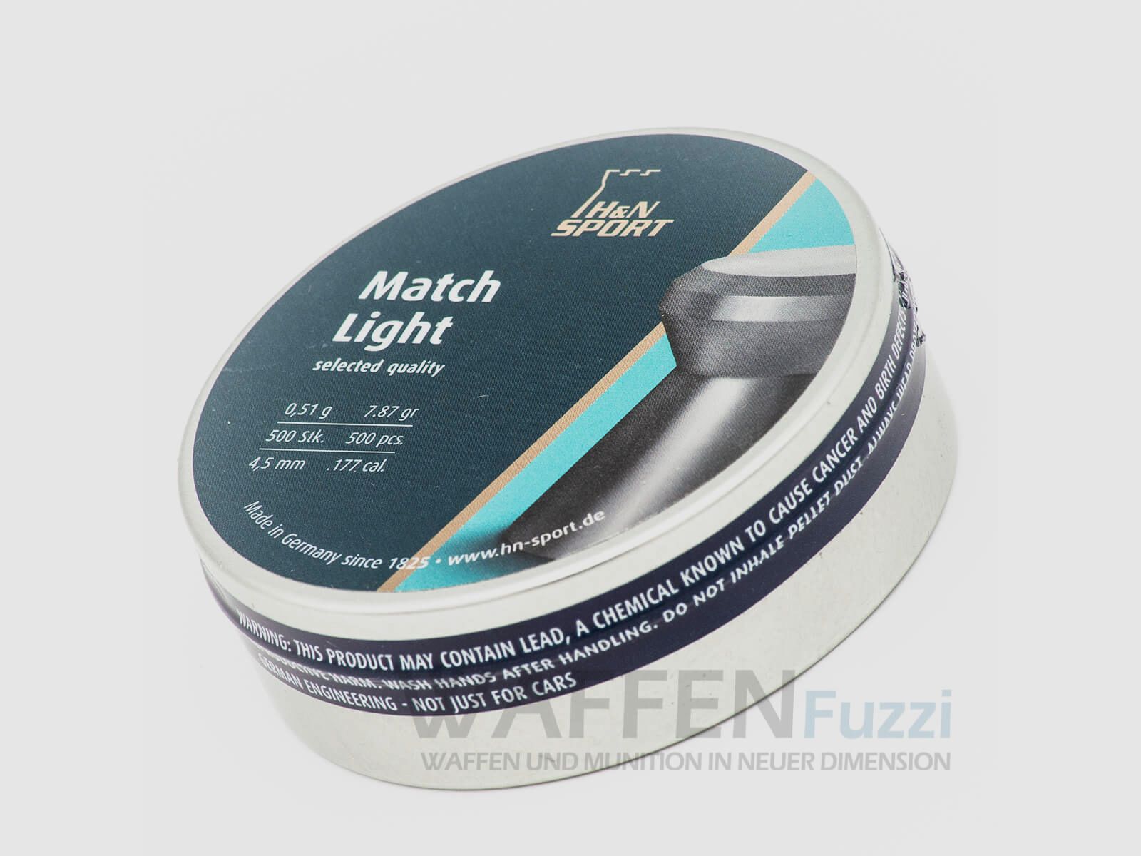 H&N Match Light pallini diabolo 4,50 mm 500 pz., immagine 1 di 2