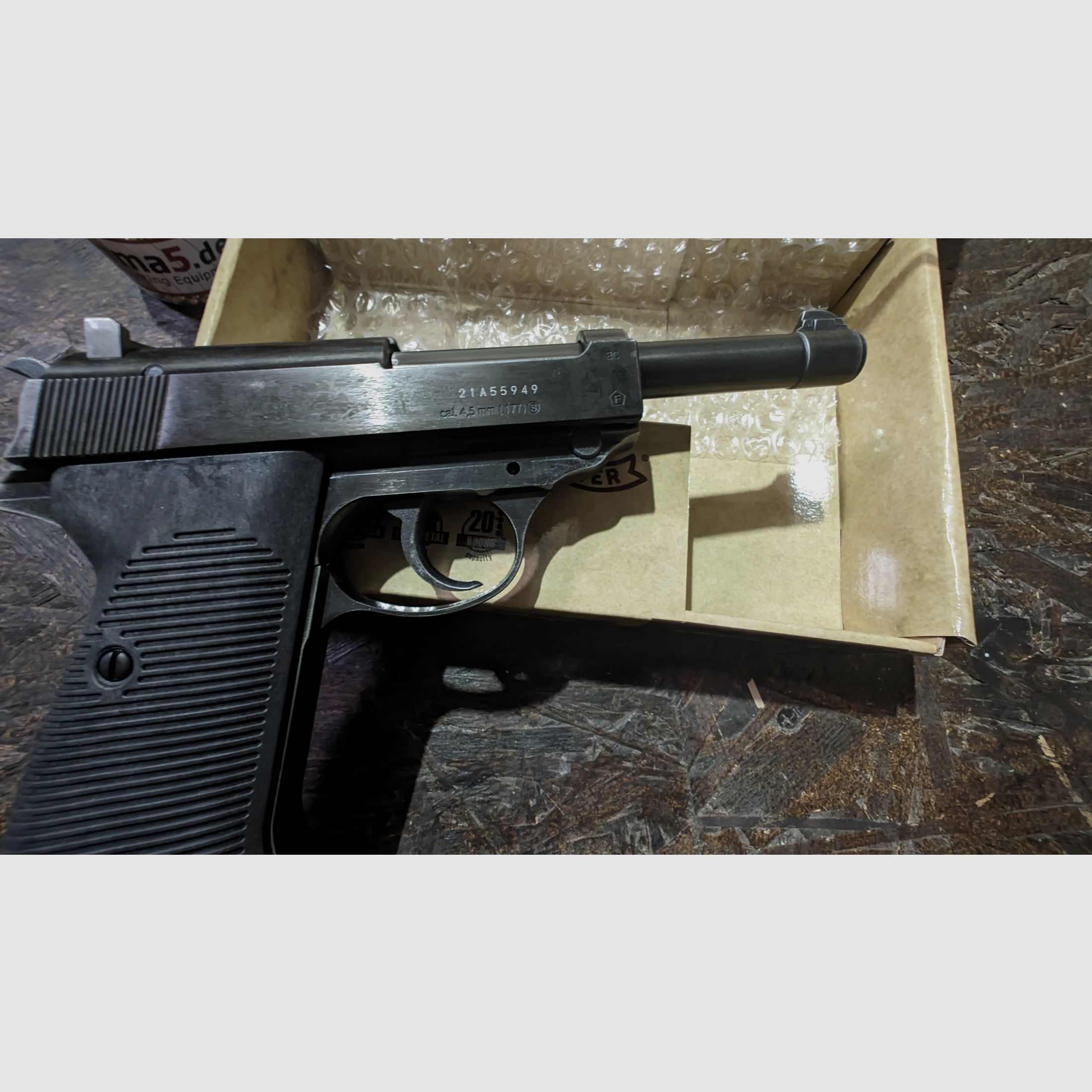 Umarex Legends Walther P38 4,5 mm (.177) BB, CO₂, < 3,0 J nowy, zdjęcie 5 z 5
