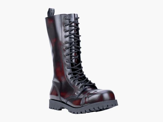 Boots & Braces Boots &amp; Braces Stiefel 14-Loch Rub Off burgundy