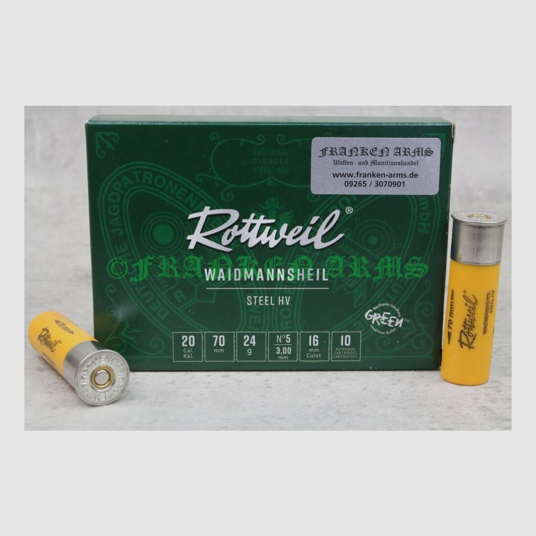 Rottweil Waidmannsheil Steel HV 20/70 3,0mm 10Stück Staffelpreise