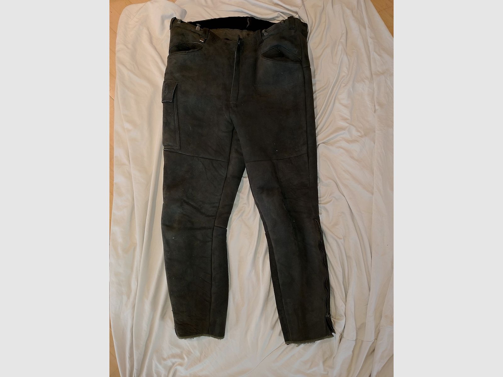 Qualitative Ansitzhose - Hersteller Leder Weiß