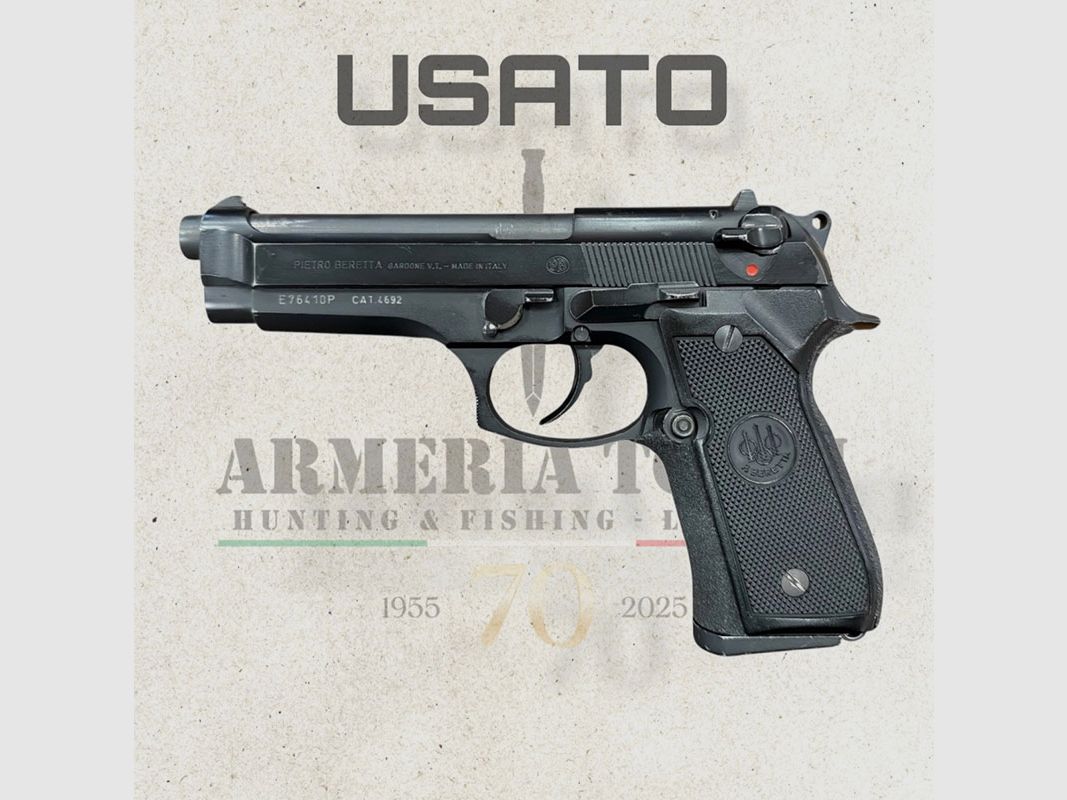 USATO – PISTOLA – BERETTA MOD. 98FS cal. 9×21, immagine 1 di 3