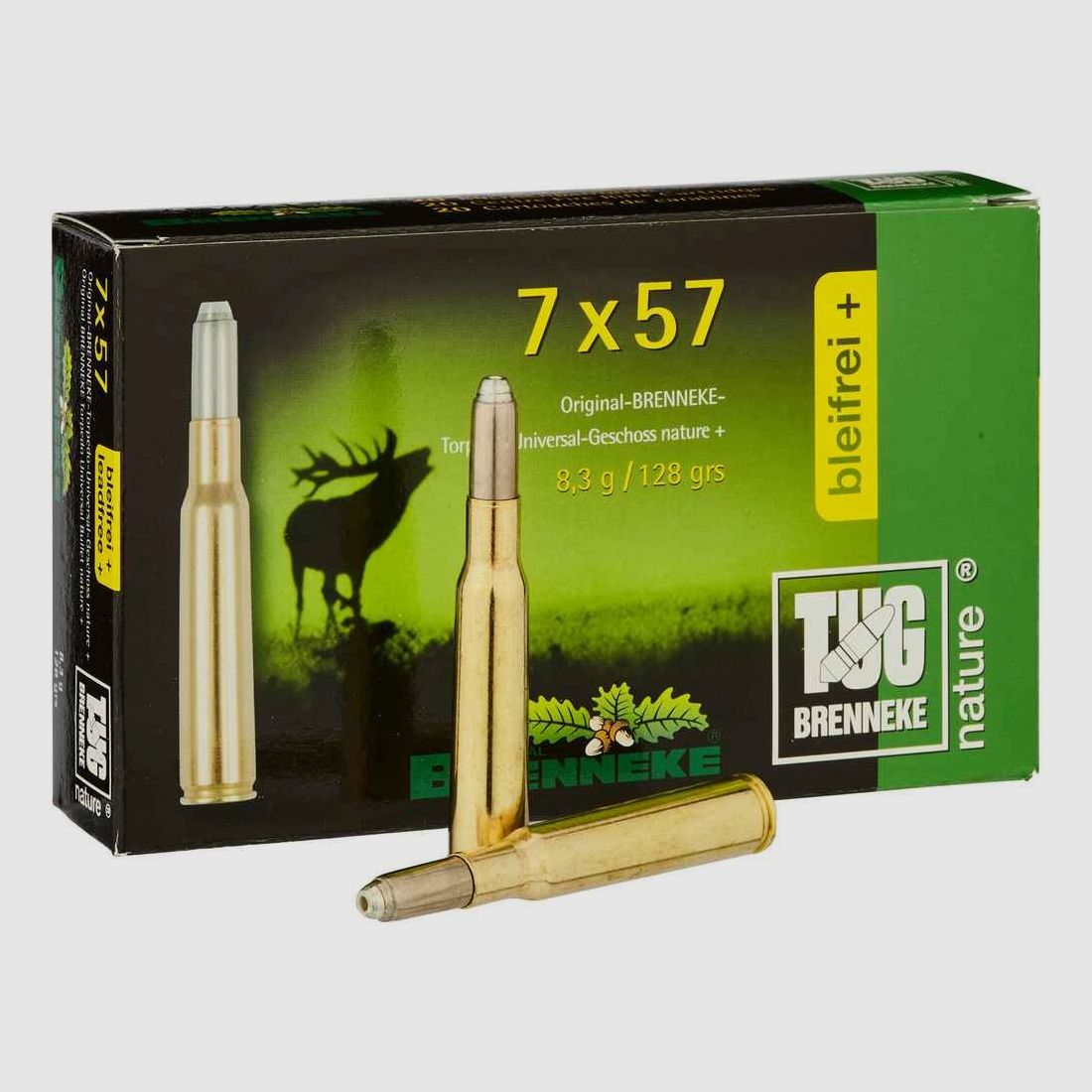 7x57 TUG nature+ 8,3g/128grs. Brenneke