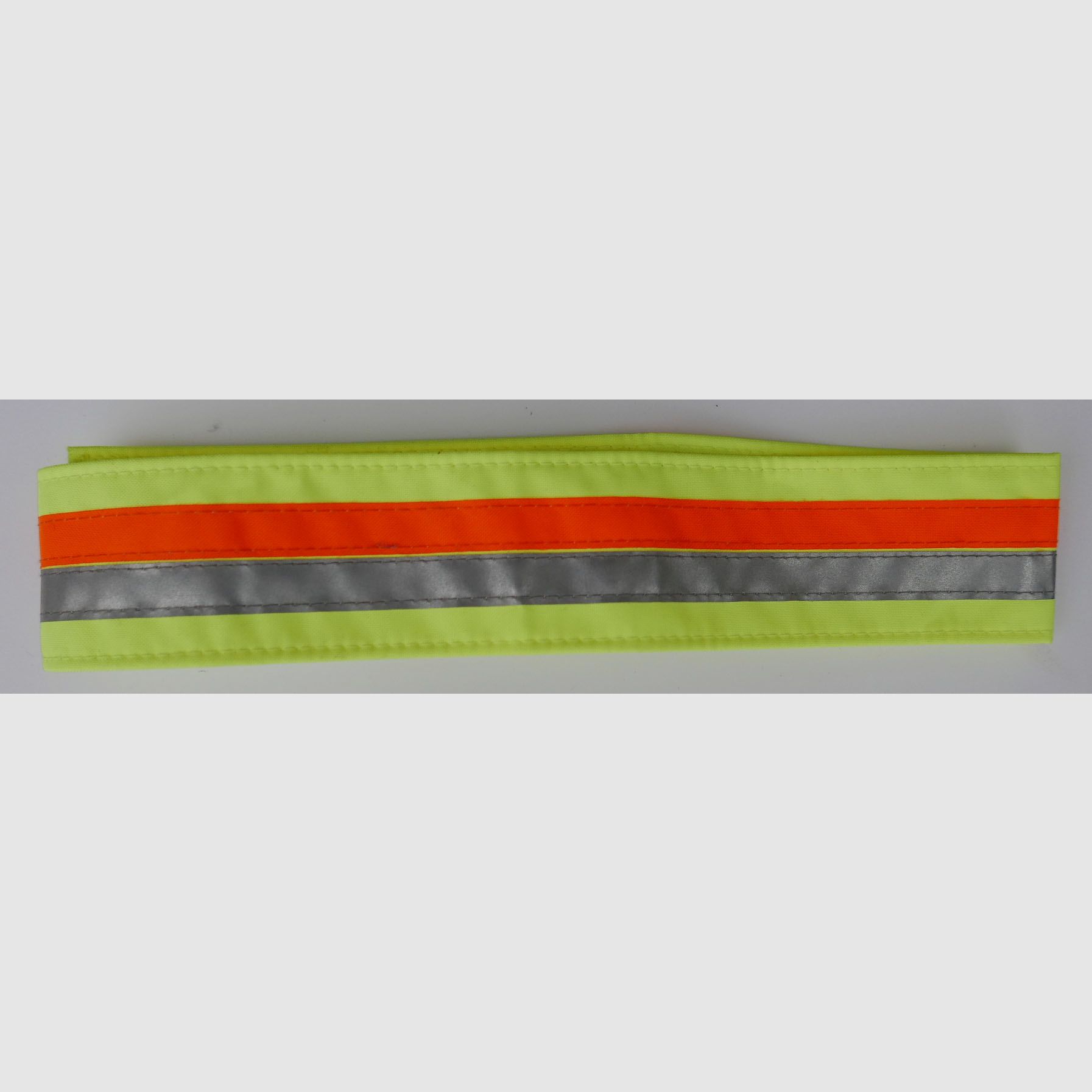 Hutband gelb mit Klettverschluss
