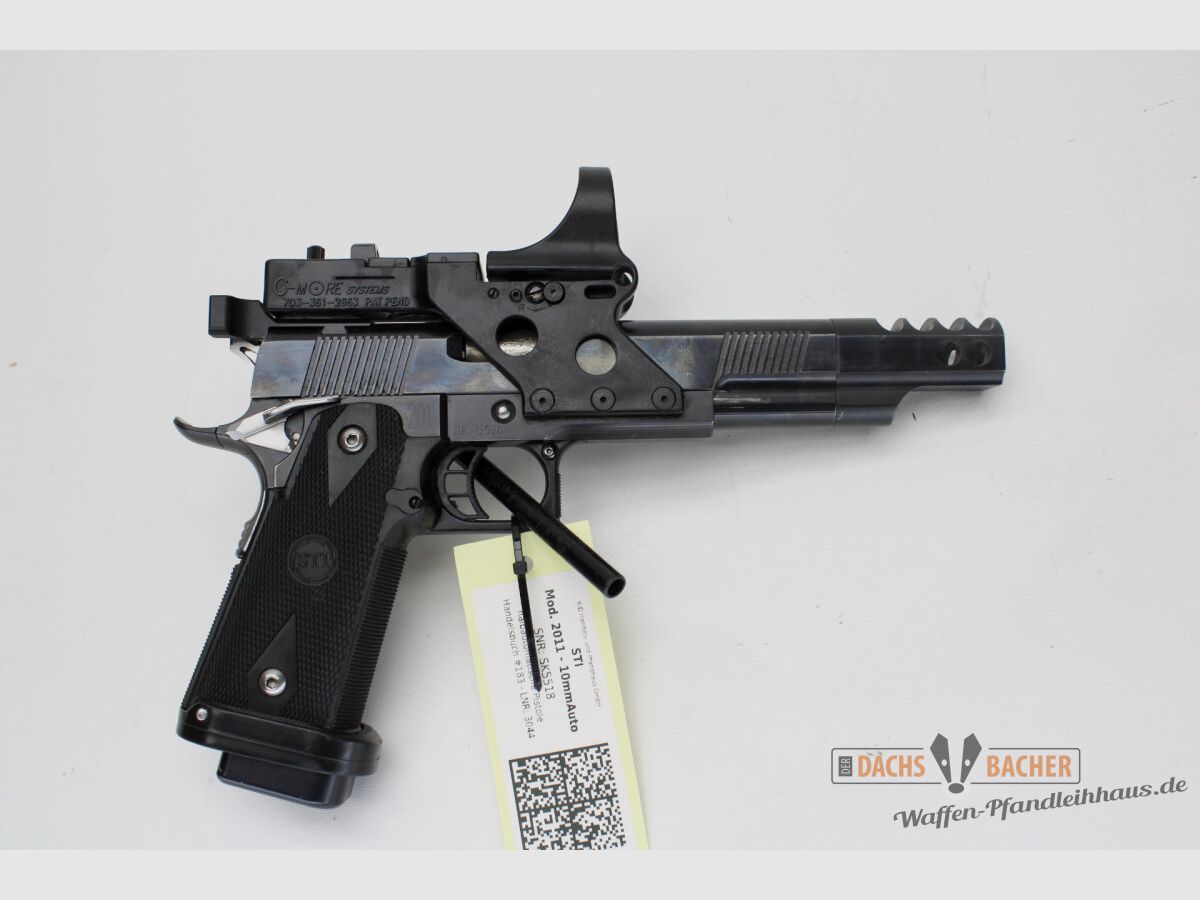 Pistol STI International Mod 2011 Cal. 10mm Auto 5" barrel with C-More LP, image 2 of 3