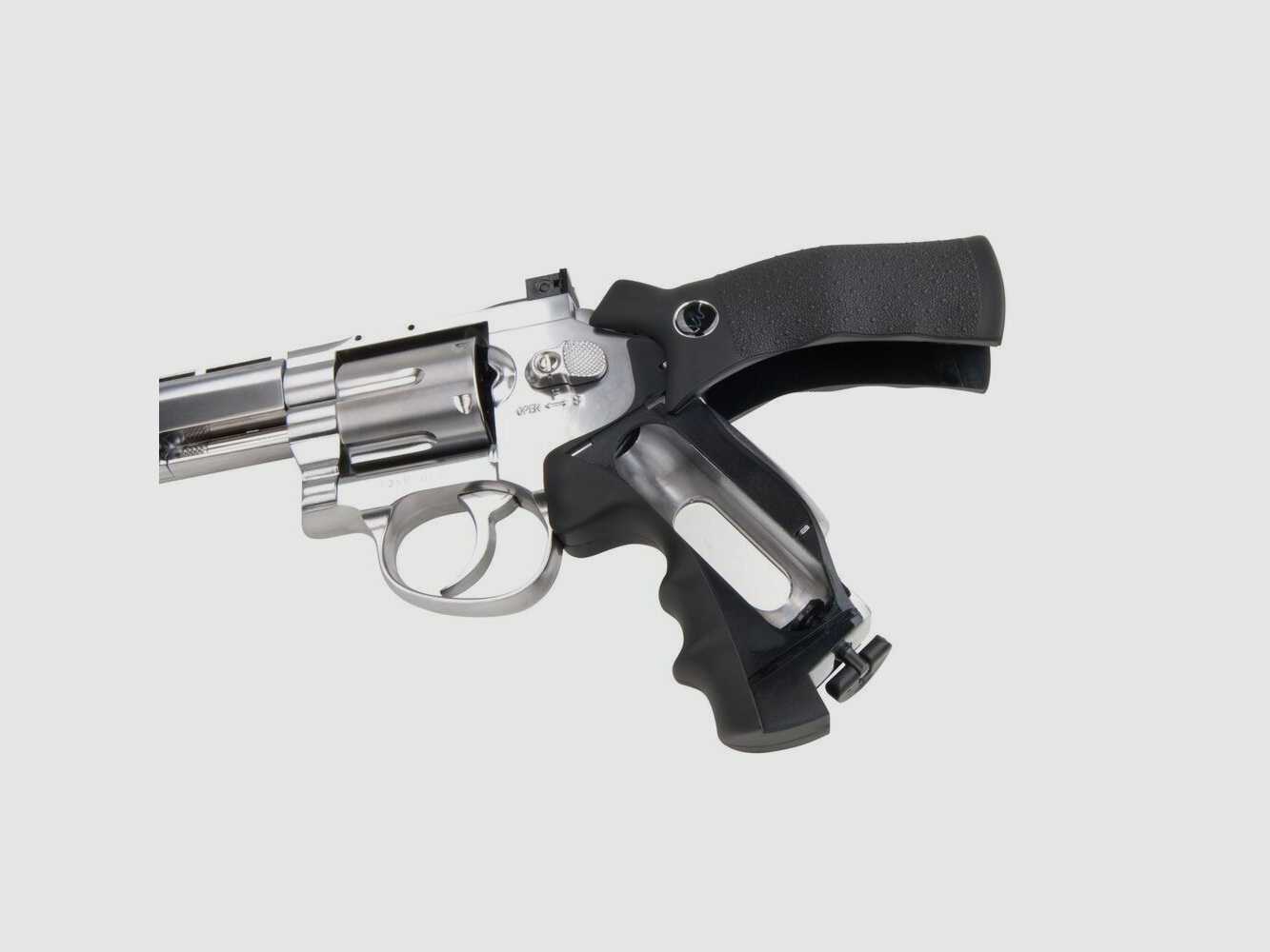 Dan Wesson 6" .177 Silver 4.5mm Air Pressure CO2