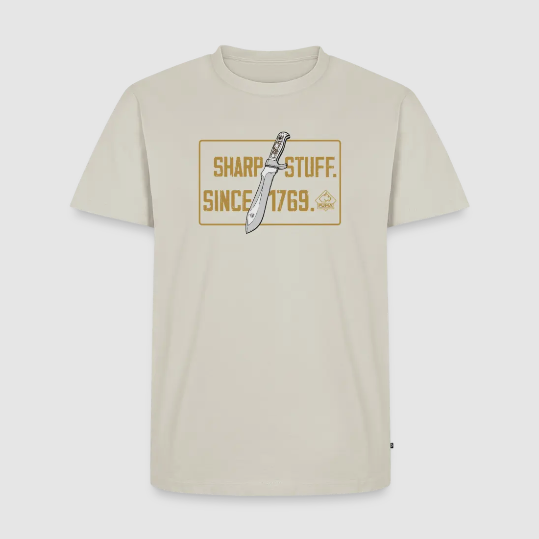 PUMA Męska Premium Koszulka "Sharp stuff since 1769 Gold", zdjęcie 17 z 31