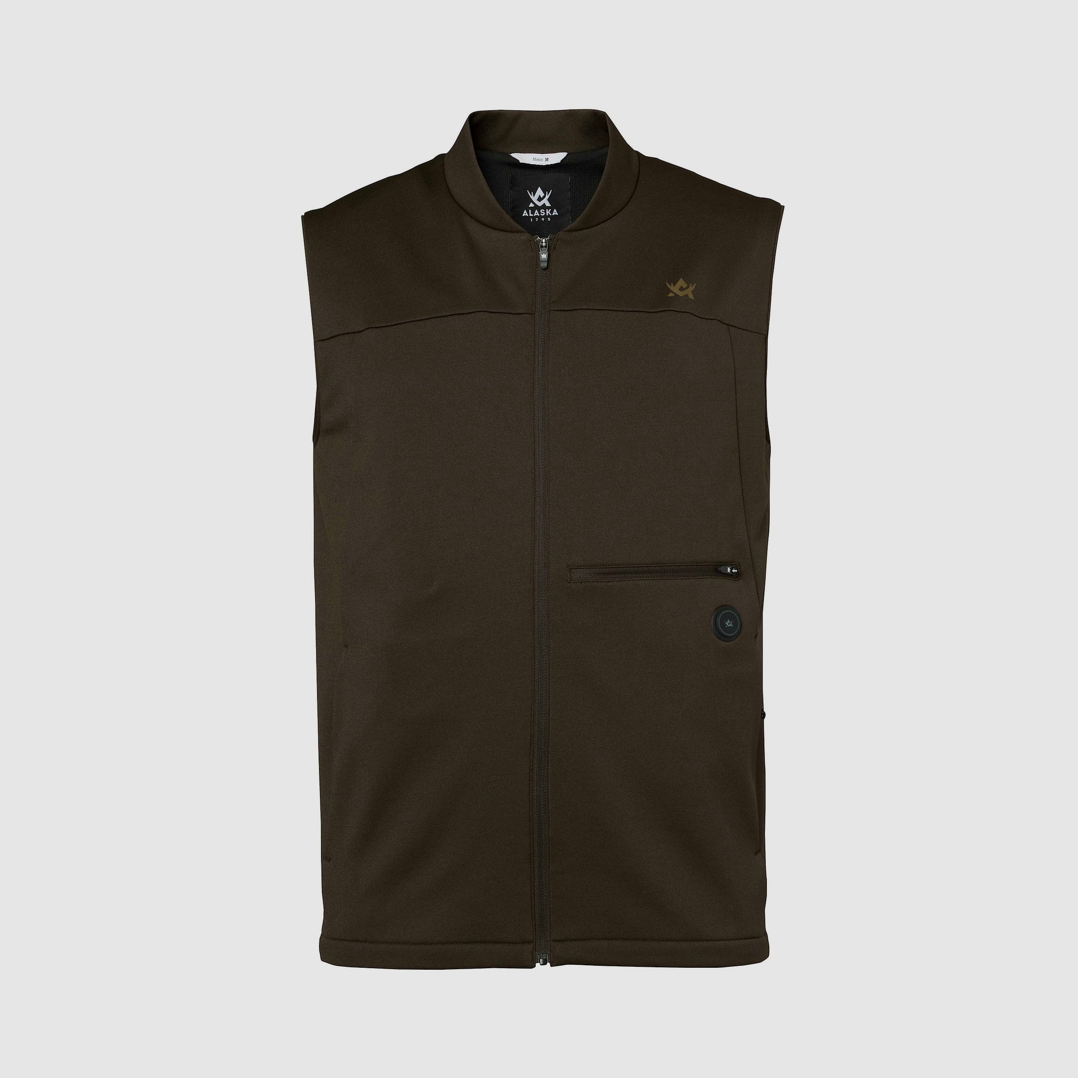 Alaska 1795 Heat System Hunter Heizweste Solid Brown 3XL