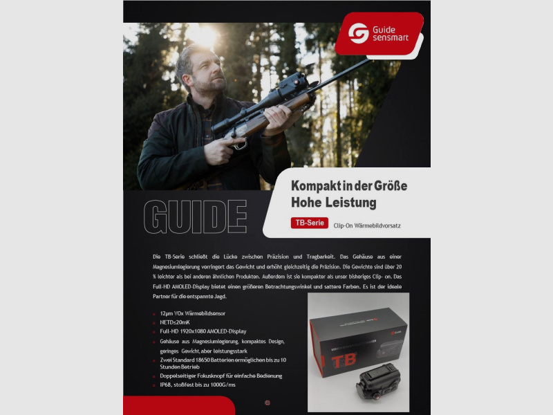 Guide TB630 - Wärmebildvorsatz