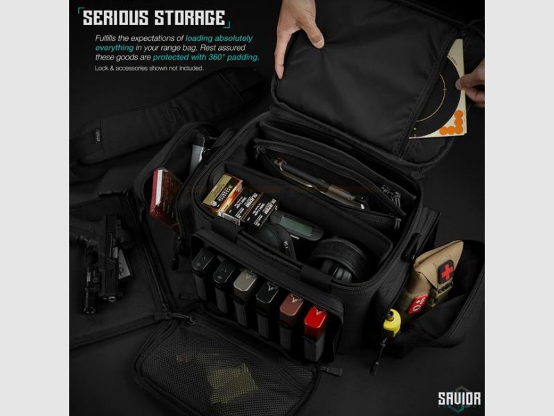 Savior / Specialist Range Bag / Zwart, afbeelding 2 van 3