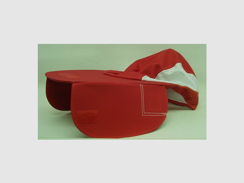 Cap Schiessmütze rot/beige -