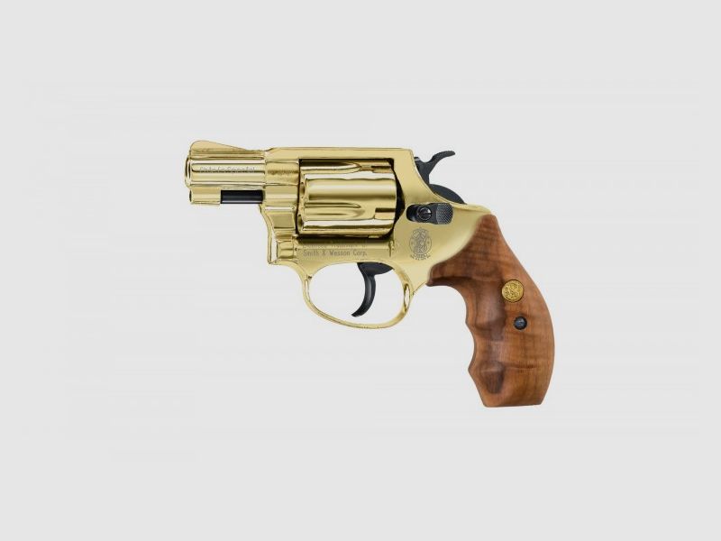 S&W Chiefs Special Acabado Oro 24 Quilates