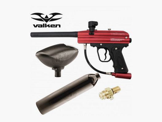 Pack Paintball VALKEN RAZORBACK ROJO