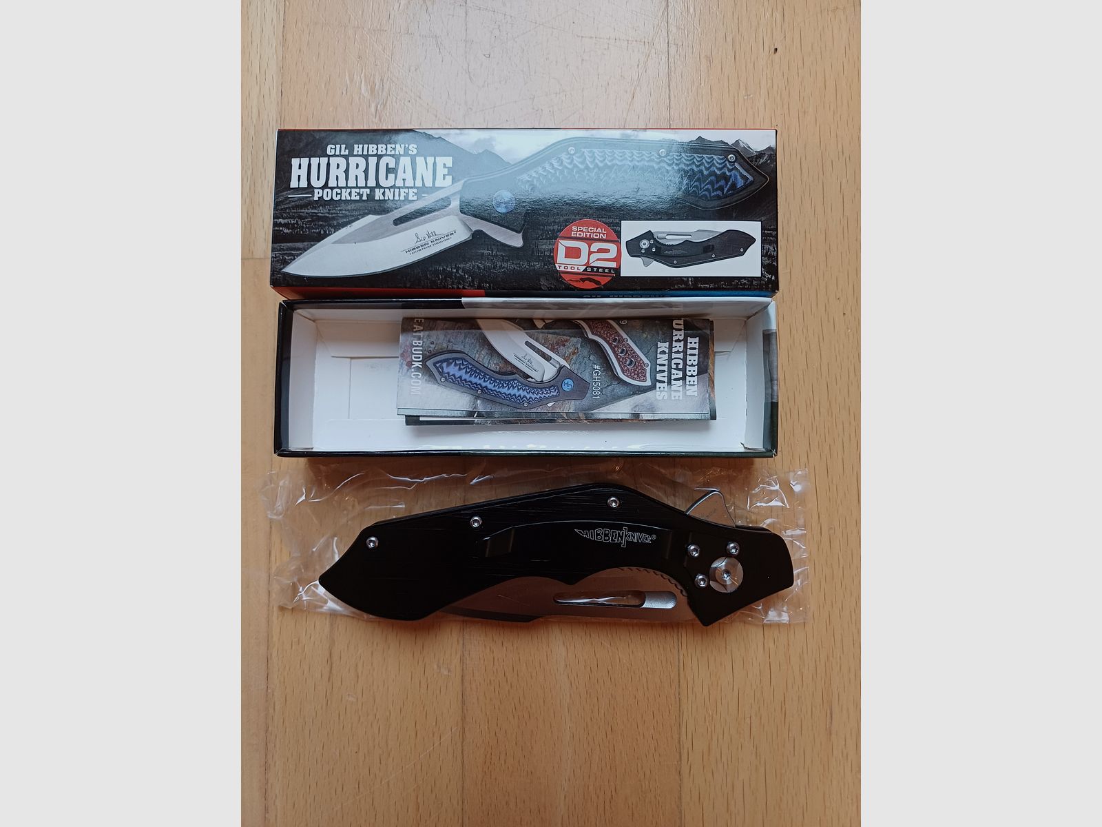 United Cutlery GIL HIBBEN HURRICANE Sonderedition D2 UC-GH5081D2 NEU OVP